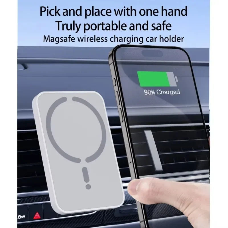 15W Magnetic Wireless Car Charger | MagSafe Air Vent Mount