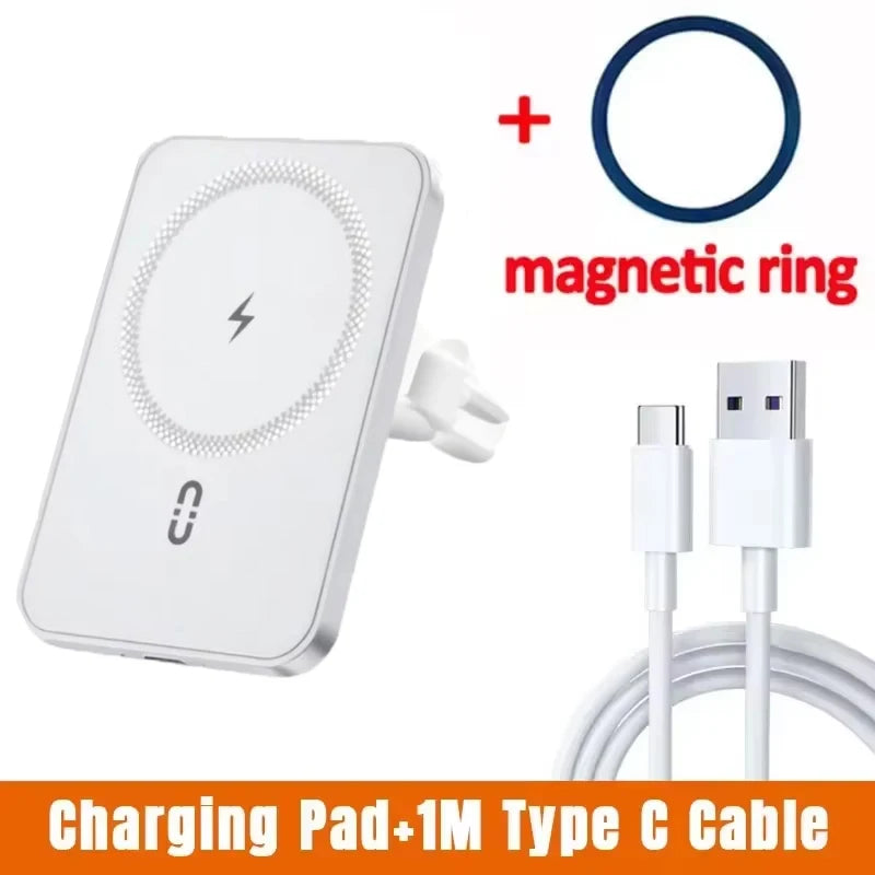 15W Magnetic Wireless Car Charger | MagSafe Air Vent Mount