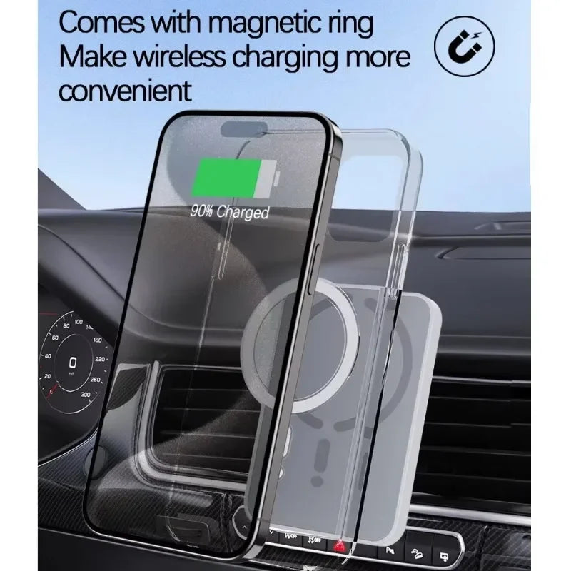 15W Magnetic Wireless Car Charger | MagSafe Air Vent Mount