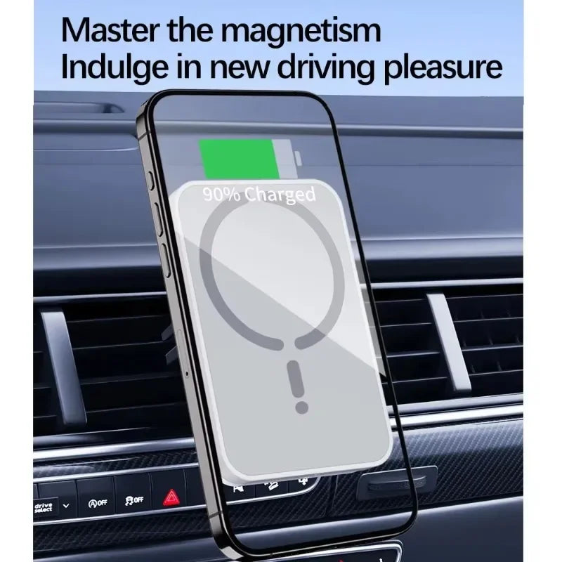 15W Magnetic Wireless Car Charger | MagSafe Air Vent Mount